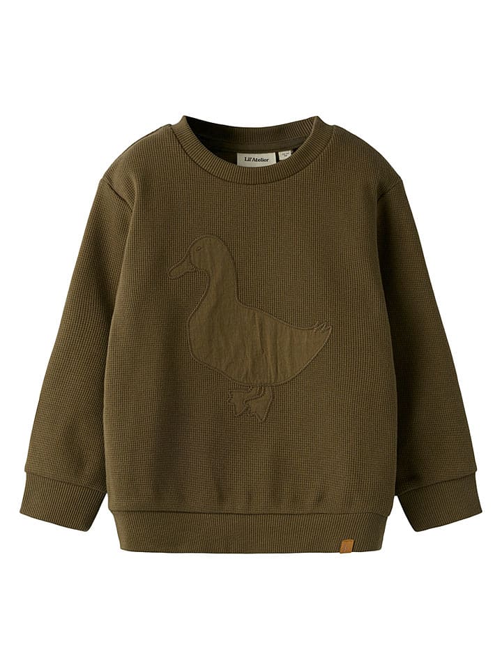 Lil Atelier Sweatshirt "Naffel" in Braun - 92