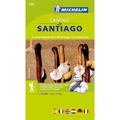 Michelin Camino de Santiago, Karte von Carte zoom 160, Michelin, 978-2-06-714805-5