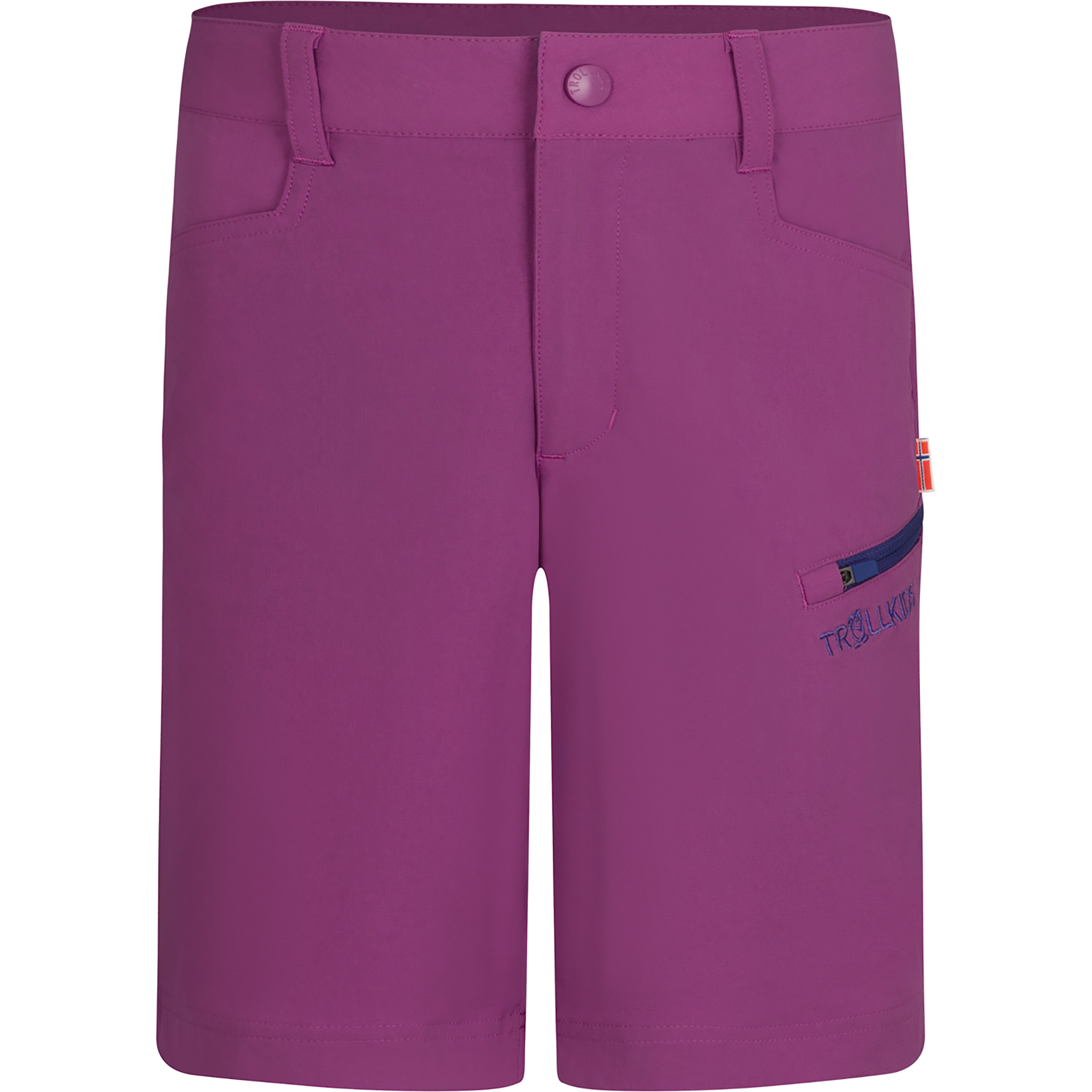 Trollkids Haugesund Kinder Softshellhose lila Größe 146 Trekking Widerstandsfähig