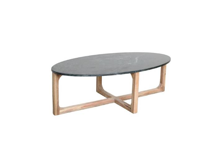 Raw Materials Amsterdam Couchtisch oval aus Marmor