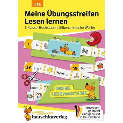 Meine Übungsstreifen Lesen lernen – 1. Klasse: Buchstaben, Silben, einfache Wörter, Geheftet von Agnes Spiecker, Hauschka Verlag, 978-3-88100-476-3