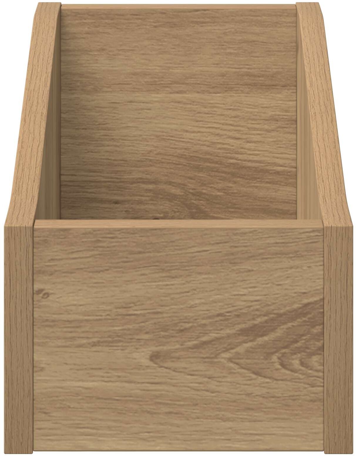 vidaXL Boîte à disques LP Chêne artisanal 18 x 32 x 18 cm