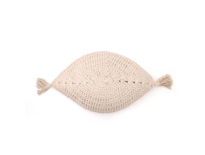 Zierkissen Floriana ecru Baumwolle B 30 T 50 cm - Zierkissen