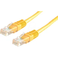 VALUE 21990952 - Patchkabel Cat.6, UTP, gelb, 1,5 m