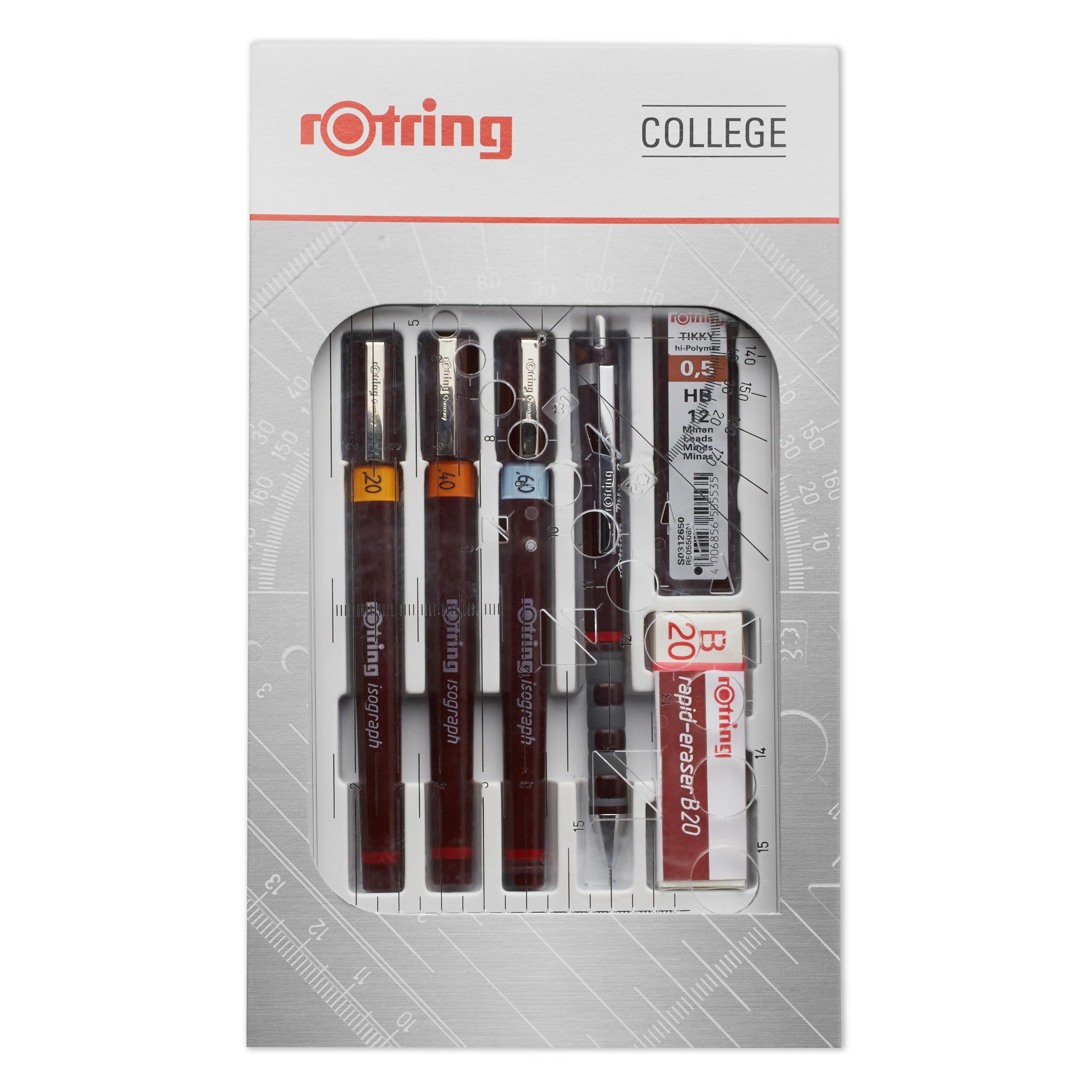 Rotring Isograph Tuschefüller College Set (3x) (S0699390)
