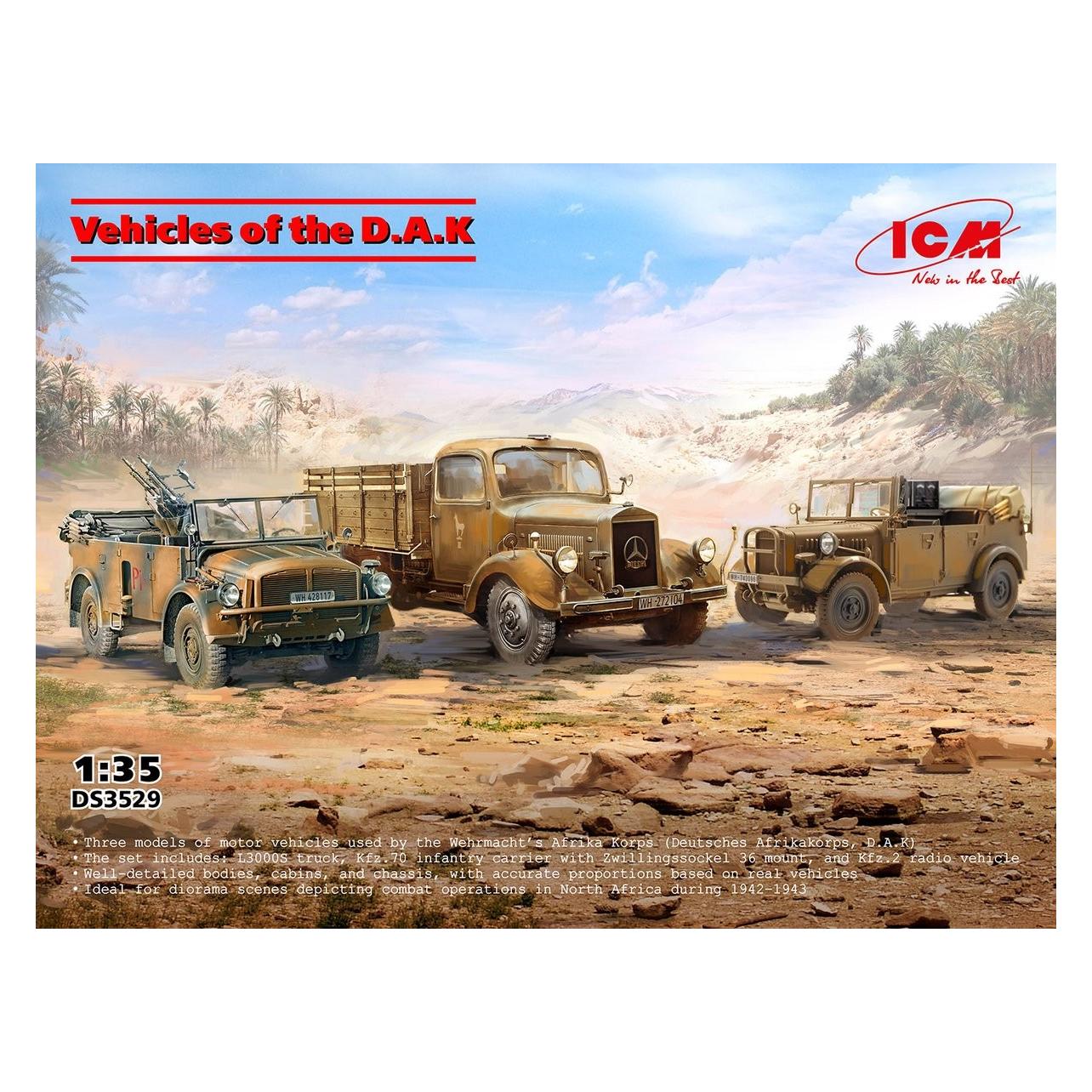 ICM Set Veicoli D.A.K. (DS3529)