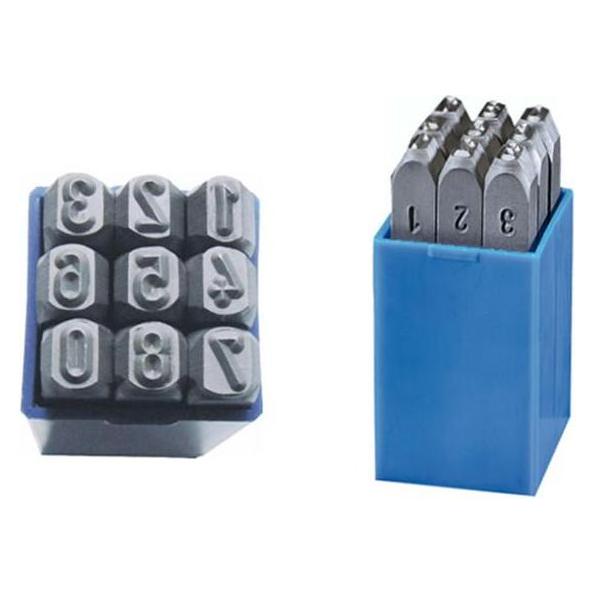 BETA GRAVUREM-S Standard Schlagzahlen, Schlagstempel, Prägestempel, Einschlagzahlen - Zahlen 0-9 / 7mm (BE100070K0)
