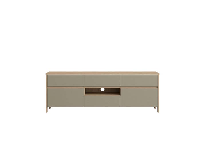 Mid.you Lowboard, Eukalyptusholz, 4 Schublade(n) Schubladen, 164x58x39 cm, Typenauswahl, stehend, Wohnzimmer, Wohnwände, Lowboards, Lowboards stehend