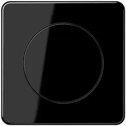 Jung Abdeckung mit Drehknopf (schwarz)