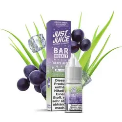 Just Juice Bar Grape Aloe NicSalt Liquid 10ml / 10mg