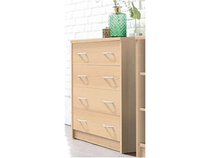 möbelando Kommode Holzkommode Anrichte Schubladenkommode Beistellschrank Olli VIII Buche