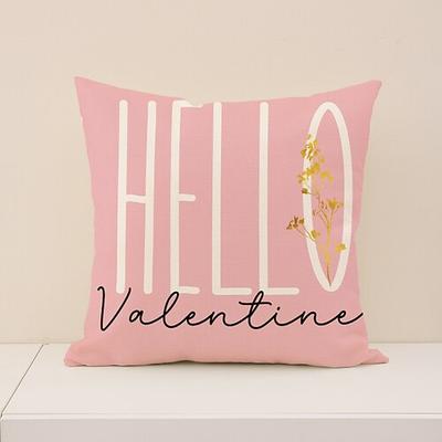 Valentinstag-Kissenbezug im nordischen Stil, bequem und vielseitig, dekoratives Kissen für Sofa und Wohnzimmer, perfekt für Valentinstagsdekoration und Entspannung.
