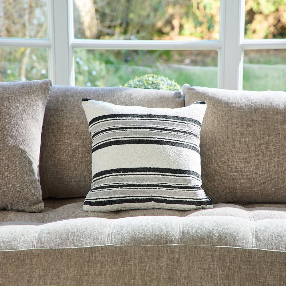Habitat Coussin gris Gris 44x3x44cm