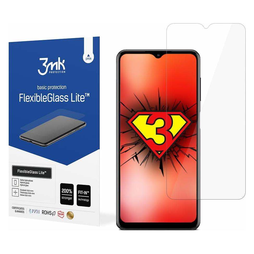 3MK hybrid glass Flexible 2.5D Lite for Samsung Galaxy M12 (1 Stk., Samsung Galaxy M12) (GSM105324)