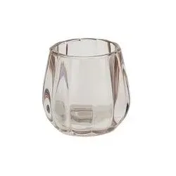 Jaquard Windlicht roségrau