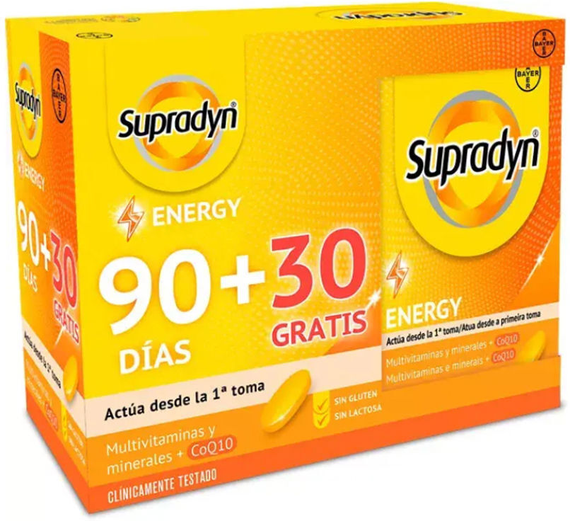 Supradyn Energy comprimidos 90 + 30 120 u