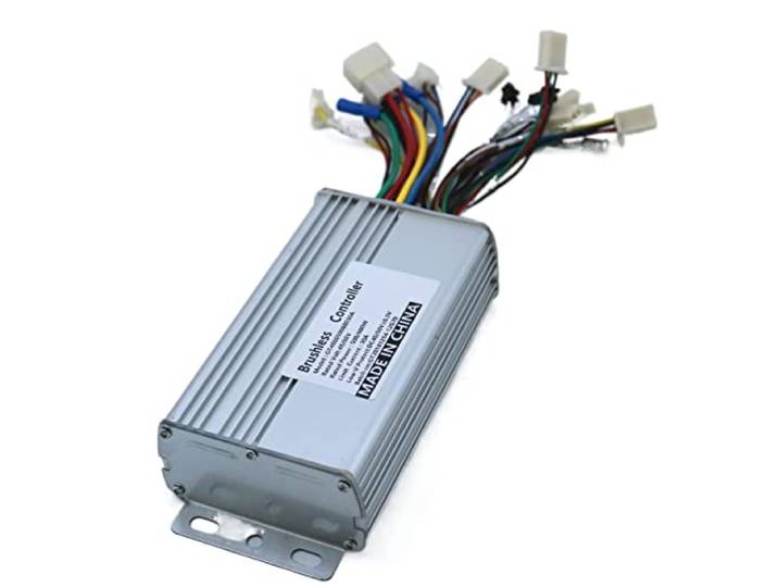 QIULKU Ebike Controller,E-Bike Controller 36v 48V/60V 500W/600W 30Amax BLDC Motor Controller Elektrischer Fahrrad-Dreirad-Controller-Treiber