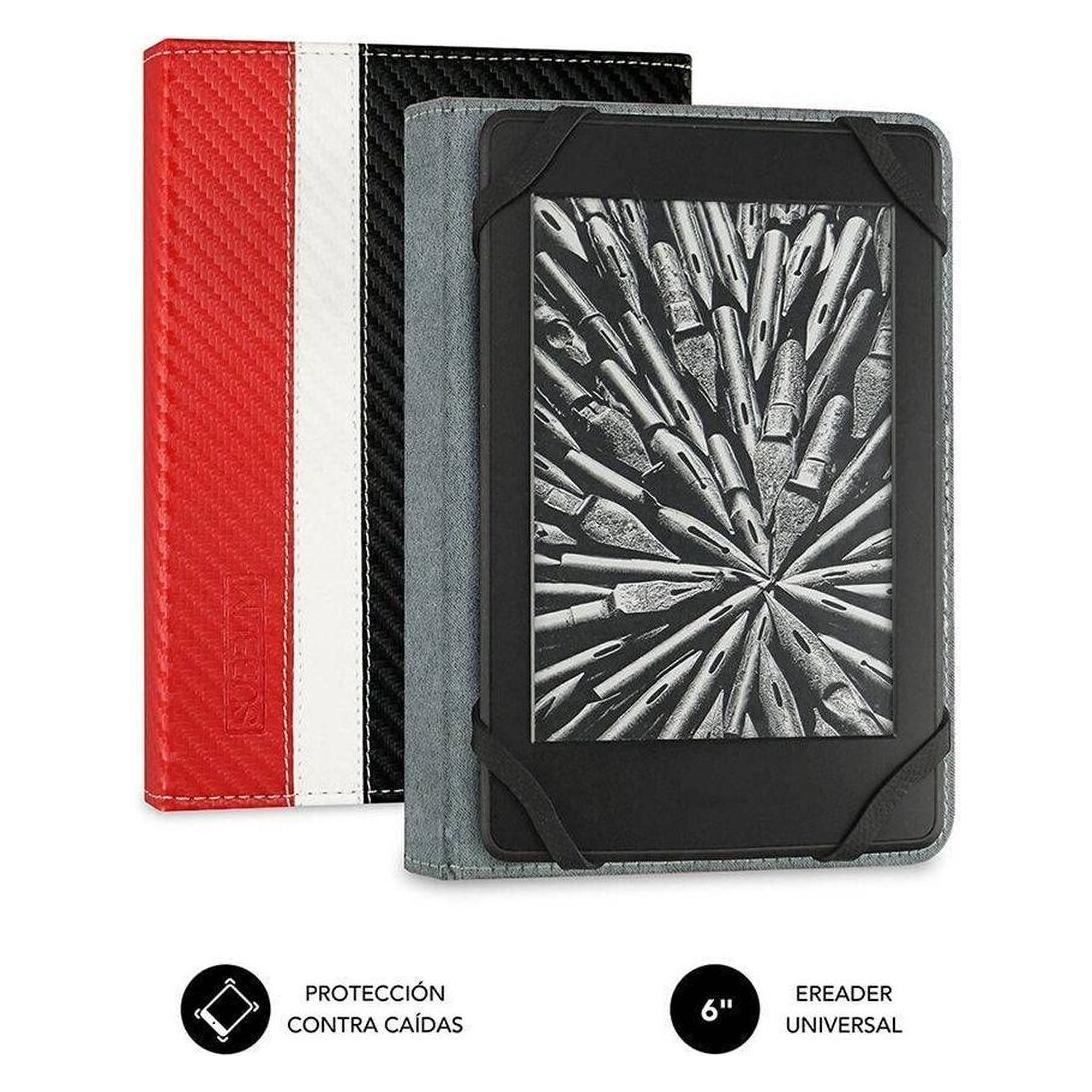 Subblim Funda Tablet Clever Ebook Case 6" Red (Amazon Kindle 2024) (SUB-CUE-1EC002)