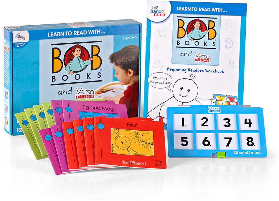 hand2mind Bob Books and VersaTiles, Beginning Readers Set (Ages 3-6)