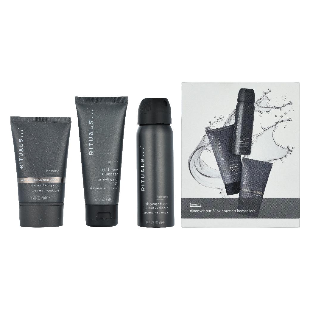 Rituals HOMME TRIAL SET 3 pc (Gesichtspflege Set, Körperpflegeset) (76738093)