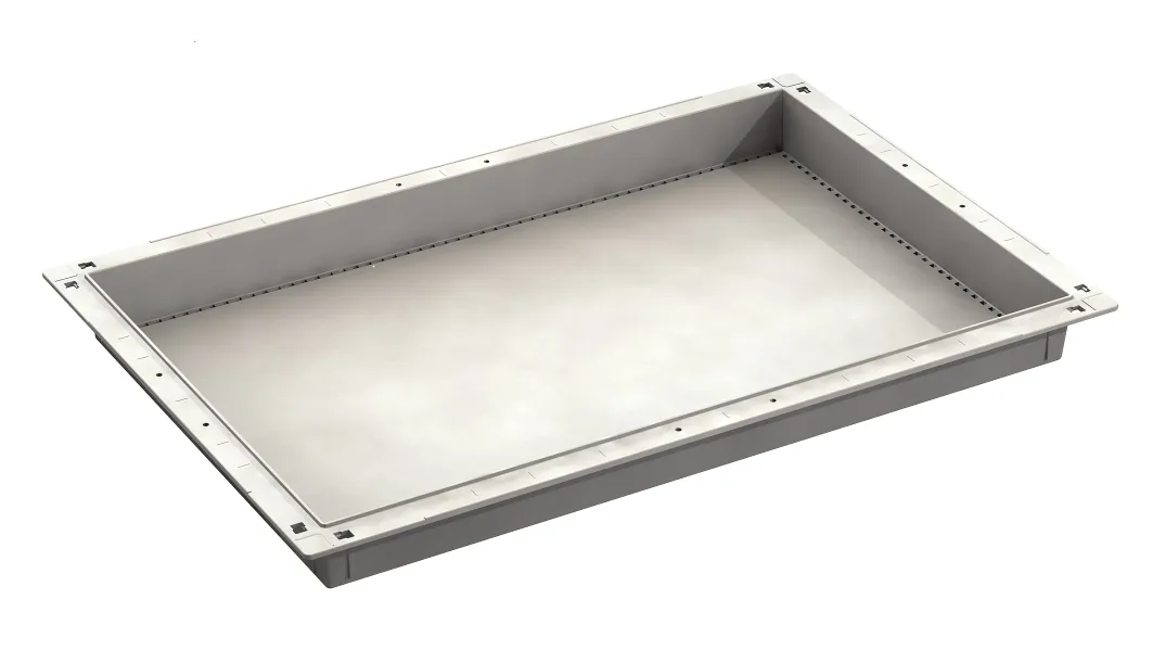 HAEBERLE GmbH + Co. KG Schubladeneinsatz ISO-Modul 600 x 400 x 50 mm 18898