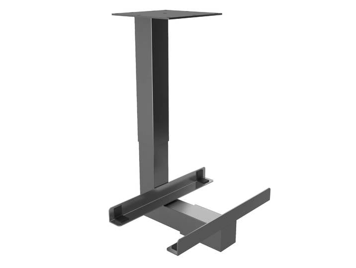 RCPU PC-Halter universal - Schreibtisch – Zubehör Graphit