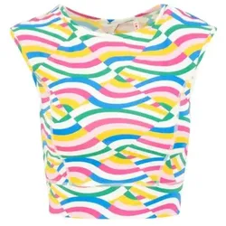 Blutsgeschwister Sport Top Karma Breeze - happy rainbow waves L