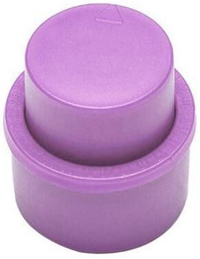 Inspire Daily Merch Reusable Bottle Pump Cover, Inflatable Airtight Soda Cap, Frizzy Drink Sealer purple