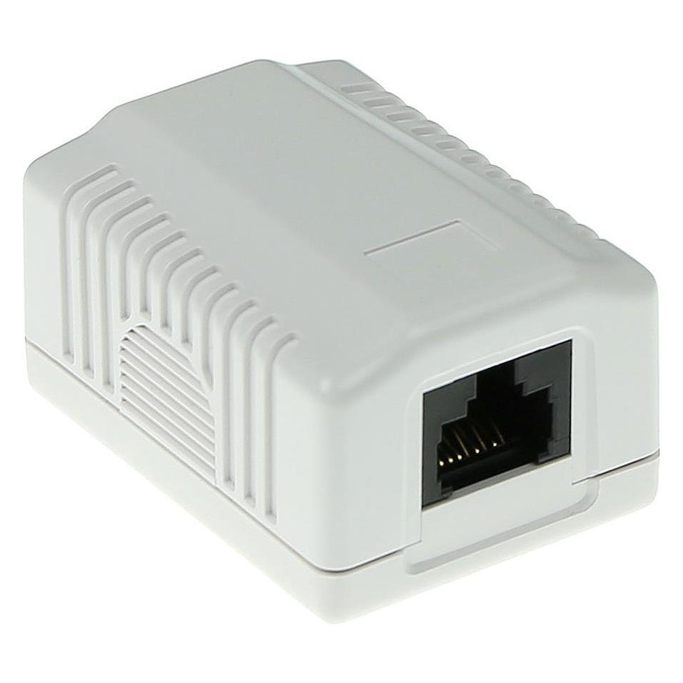 ACT Surface mounted box unshielded 1 ports CAT6. Type: CAT6 Wall mountbox c6 1 prt unsh (Netzwerk Zubehör) (FA6003)