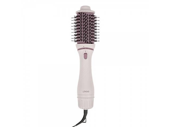 Livoo DOS211 - Brosse Soufflante 2-en-1 et Sèche-Cheveux 1200 W - Revêtement Céramique - Violet