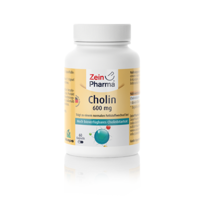 ZeinPharma Germany GmbH CHOLIN 600 mg rein aus Bitartrat veg.Kapseln 60 St 13475897