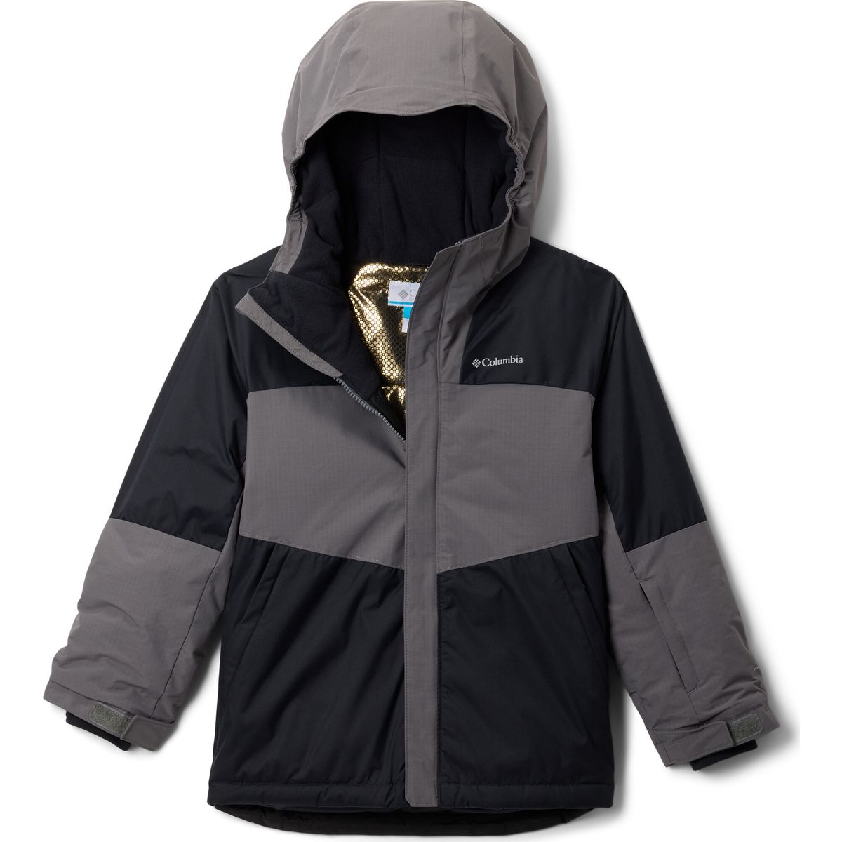 Columbia Boy's Mighty Mogul iii Waterproof Ski Jacket black, city grey (012) L 208958-2089581-012-L