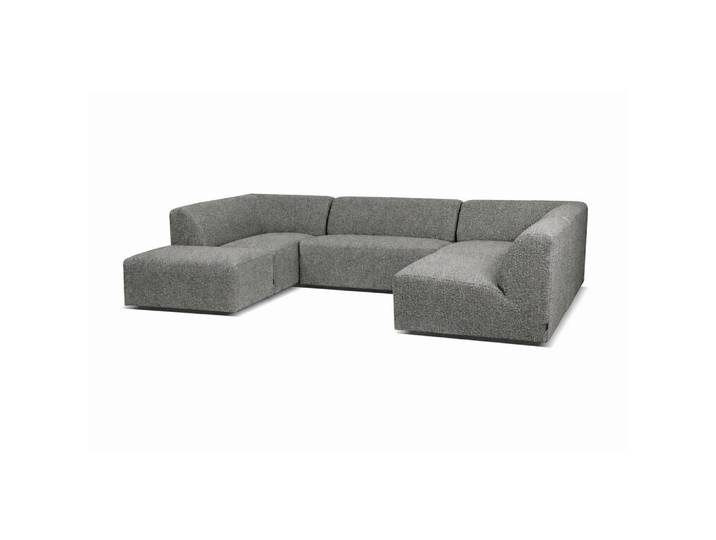 Livetastic Wohnlandschaft Hector, Grau, U-Form, einzeln stellbar, 307x214 cm, modular, Wohnzimmer, Sofas & Couches, Wohnlandschaften, Wohnlandschaft U-Form