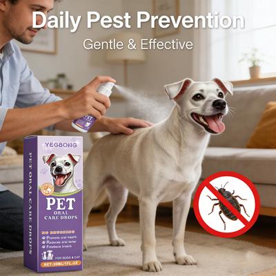 Happy Pet Pantry Natural Pet Flea Spray For Dogs & Cats Flea And Tick Treatment With Itch Relief Natural Pet Flea Spray For Dogs & Cats Flea And Tick Treatment With Itch Relief