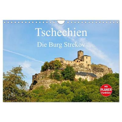 Tschechien - Die Burg Strekov (Wandkalender 2027 DIN A4 quer), CALVENDO Monatskalender