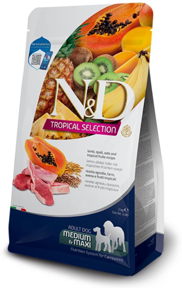 N&D Dog Tropical Selection Adult Medium&Maxi Agnello 2KG