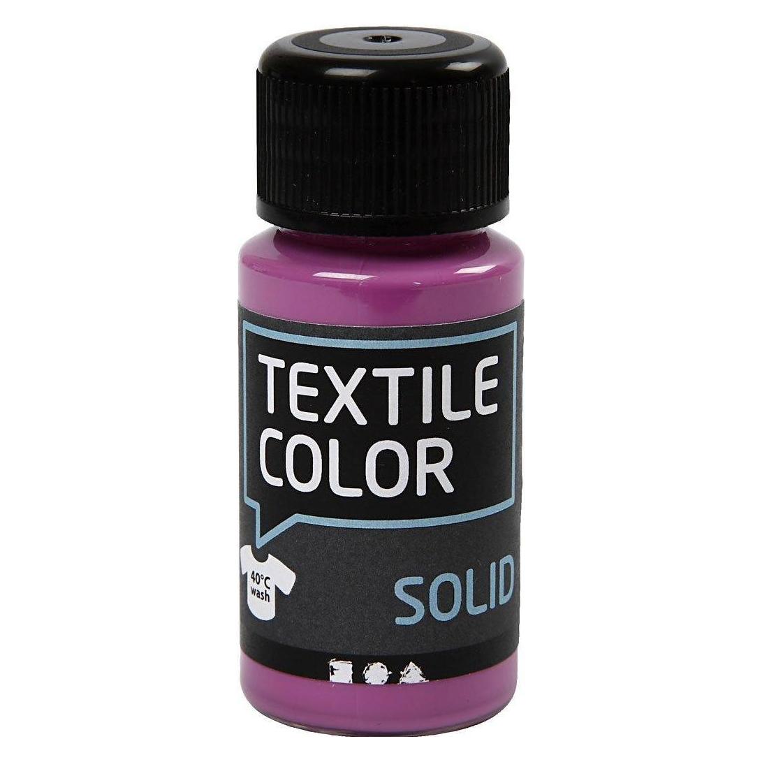 Creativ Company Textile Color Deckende Textilfarbe - Fuchsia, 50 ml (50 ml) (34219)