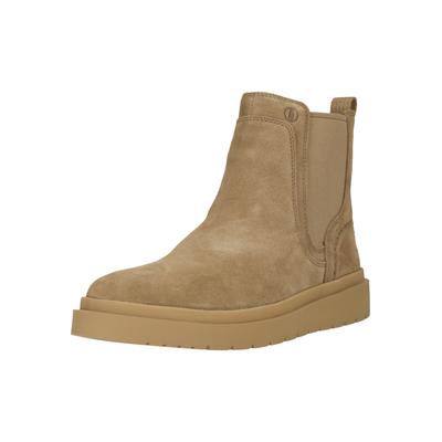 Stiefel CLARKS "Polden Easy", Damen, Gr. 44, beige, Leder, Schuhe Stiefel, mit leichter C360 EVA-Sohle
