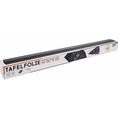 Folia Tafelfolie 135, 45x200cm & 10 Kreiden, 1 Rolle schwarz selbstklebend