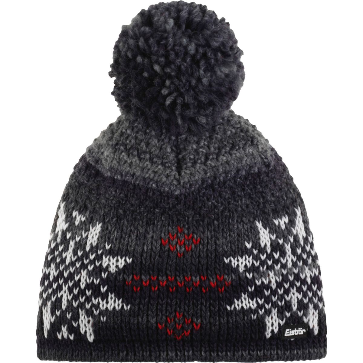 Eisbär Ike Pompon Mütze grafitgrau-white-ketchup (108) 30656-108