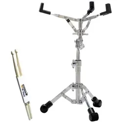 Sonor SS LT 2000 Snare Drum Ständer mit Drumsticks, Instrumentenständer + Halter, Silber