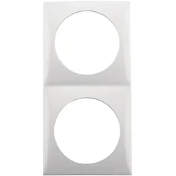 Berker 918262519 Rahmen 2fach Integro Flow polarweiß glän