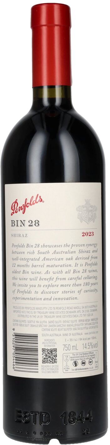 Penfolds BIN 28 Shiraz 2023 14,5% Vol. 0,75l