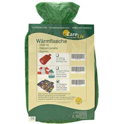 Wärmflasche Gummi 2 l m.Vliesbezug 1 St