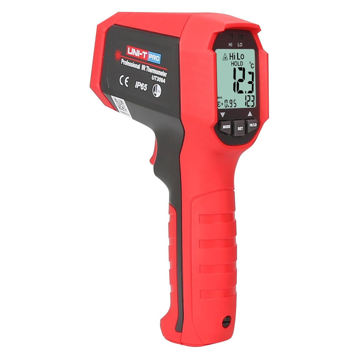 Fluke Profesionalais infrasarkano staru termometrs -32 Grad C lidz 450 Grad C UT309A UNI-T (UT309A)