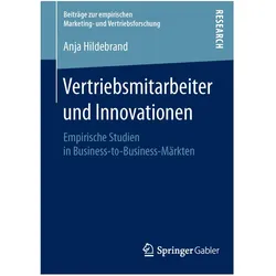 Vertriebsmitarbeiter und Innovationen, Fachbücher von Anja Hildebrand