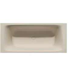 Kaldewei NUIO DUO Badewanne, 1700x800 mm, warm beige 20, flacher Rand, mit Schallschutz