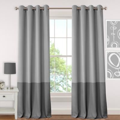 Threadmade Madeline Juvenile Room Darkening Grommet Curtain Panel