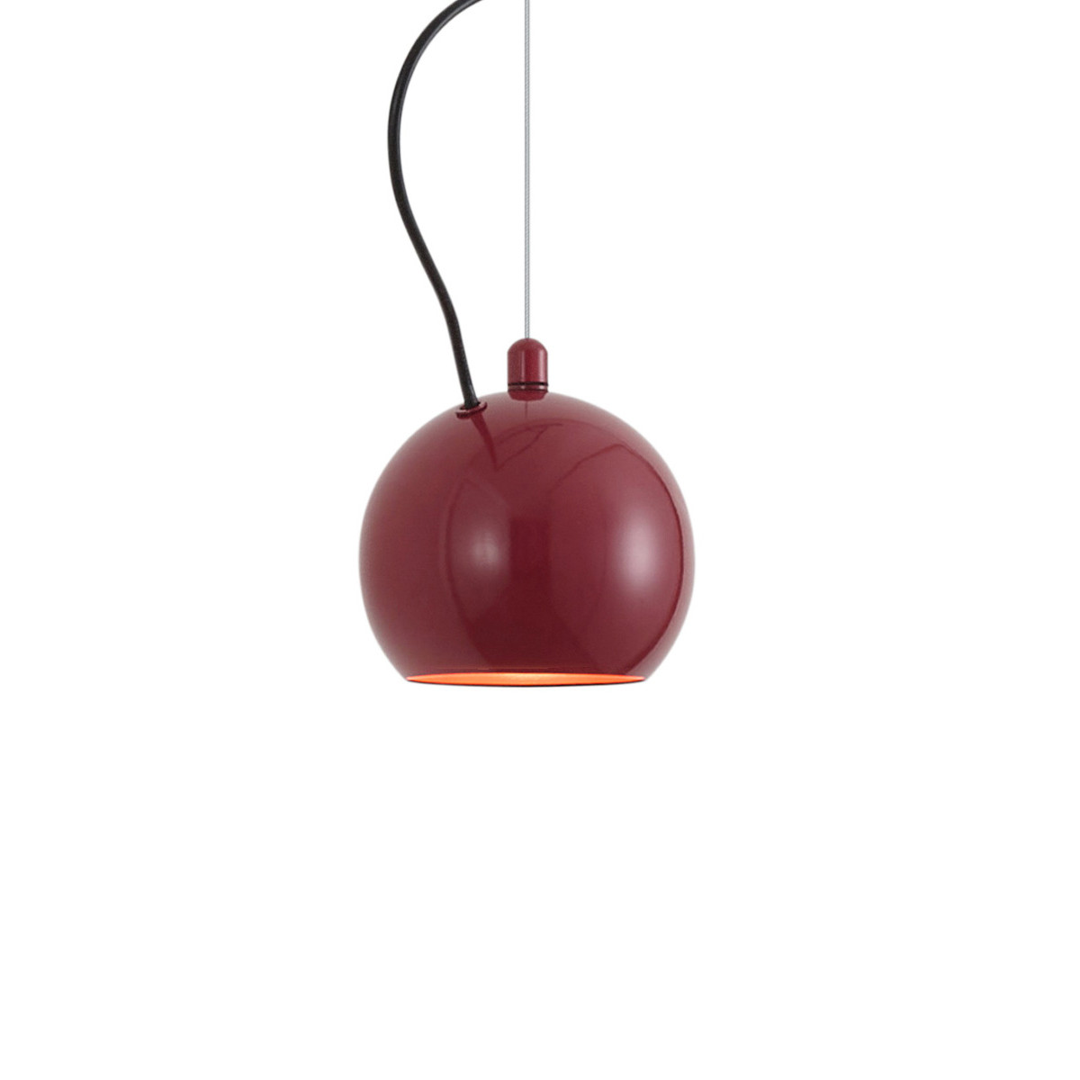 Qazqa Slimline Sara Design hanglamp rood voor 1-fase railsysteem