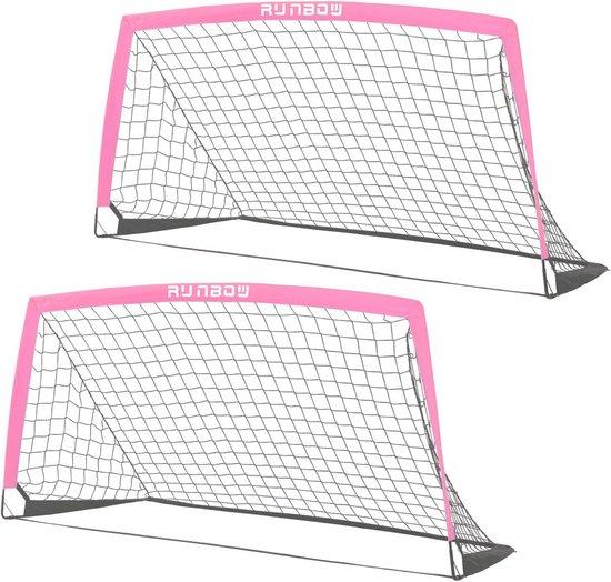 Famanu Tragbare Fußballtore Set - Inklusive Tragetasche